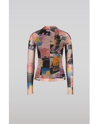 Saemdi - Collage Mesh Top - Lyst