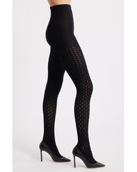 Hue - Diamond Pointelle Sweater Tights - Lyst