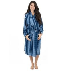 Leveret - Micro Fleece Robe - Lyst