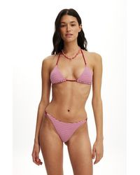 Cotton On - Micro String Triangle Bikini Top - Lyst
