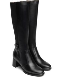 Nero Giardini - Buckle Stretch Knee High Boot - Lyst