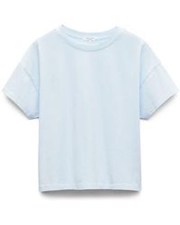 Rag & Bone - Kelley Boxy Cotton Jersey T-Shirt - Lyst