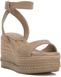 Vince Camuto - Lilla Ankle Strap Platform Wedge - Lyst