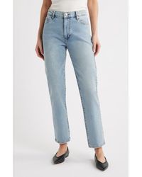 FRAME - The Borrowed Mid Rise Boyfriend Jeans - Lyst