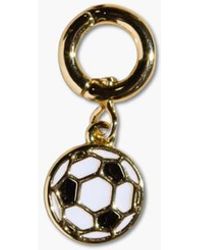 Nickel & Suede - Soccer Ball Charm - Lyst