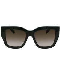 Ferragamo - Gancini 55Mm Modified Rectangular Sunglasses - Lyst