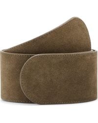 Mango - Suede Belt - Lyst