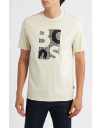 BOSS - H-Thompson Graphic T-Shirt - Lyst