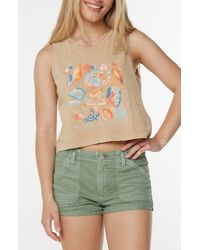Roxy - Painted Shells Wildflower Tank - Lyst