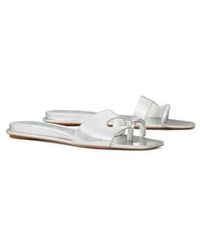Tory Burch - Pierced Slide Sandal - Lyst