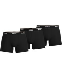 BOSS - 3-pack Power Stretch Cotton Boxer Briefs - Lyst