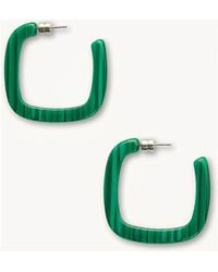 Machete - Midi Square Hoops - Lyst