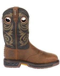 Georgia Boot - Carbotec Lt Steel Toe Waterproof Pull On Work Boot - Lyst