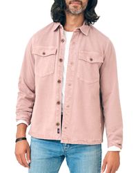 Faherty - Jersey Denim Shirt Jacket - Lyst