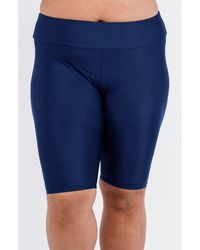 Calypsa - Plus Size Long Bike Swim Shorts - Lyst