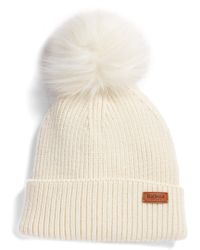 barbour pom hat