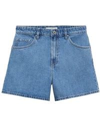 Mango - Zoey High Waist Denim Shorts - Lyst