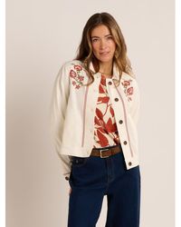 Brakeburn - Celestina Floral Embroidery Jacket - Lyst