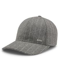 BOSS - Zed Pinstripe Performance Baseball Cap - Lyst