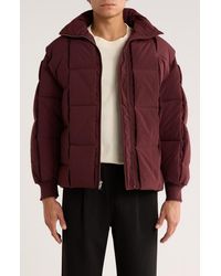 Saint Studio - Milazzo Basketweave Quilted Puffer Jacket - Lyst