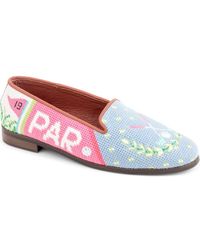 PAIGE - Needlepoint Golf Flat - Lyst