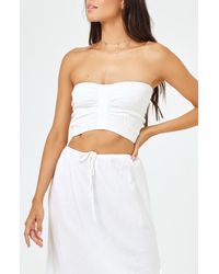 L*Space - Summer Feels Smocked Tube Top - Lyst