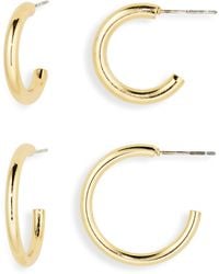 Nordstrom - Demi Fine Set Of 2 Hoop Earrings - Lyst