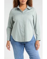 UNIVERSAL STANDARD - Elbe Classic Fit Button-Up Shirt - Lyst