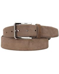 BOSS - Caleb Suede Belt - Lyst