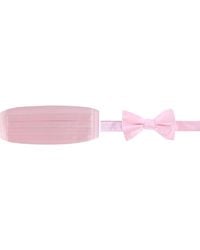 Trafalgar - Sutton Solid Color Silk Cummerbund & Bow Tie Bundle - Lyst