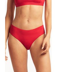 Sea Level - Mid Bikini Bottoms - Lyst