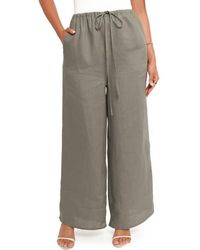 Petal & Pup - Clairo Linen Drawstring Pants - Lyst
