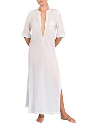 EVERYDAY RITUAL - Plunge V-neck Cotton Caftan - Lyst