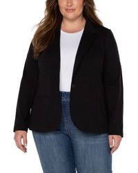 Liverpool Los Angeles - Fitted One-Button Blazer - Lyst