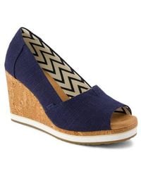 TOMS - Essential Wedge Pump - Lyst