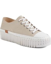 DJANGO & JULIETTE - Baselo Leather Platform Sneaker - Lyst