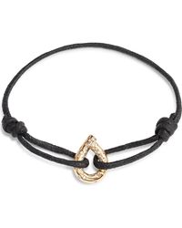 Tabayer - Oera Edition Diamond Cotton Cord Bracelet - Lyst