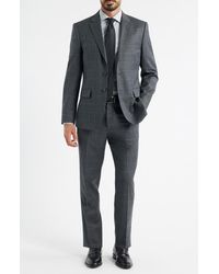 Daniel Hechter - Windowpane Check Wool Blend Suit - Lyst