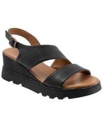 BUENO - Gianna Slingback Platform Wedge Sandal - Lyst