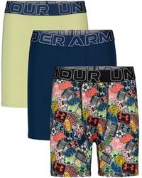 Under Armour - Assorted 3-Pack Ua Performance Tech Boxer Briefs - Lyst