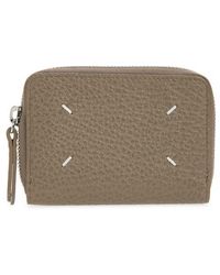 Maison Margiela - Zip Around Leather Coin Pouch - Lyst