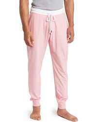 Daniel Buchler Knit jogger Pajama Pants - Pink
