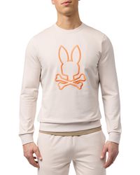 Psycho Bunny - Floyd Embroidered Crewneck Sweatshirt - Lyst