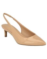 Calvin Klein - Dainty Kitten Heel Pointed Toe Slingback Pump - Lyst