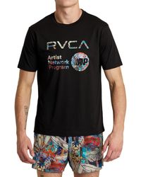 RVCA - X Sage Vaughn Performance Graphic T-shirt - Lyst