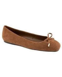 BCBGMAXAZRIA - Hartly Bow Ballet Flat - Lyst