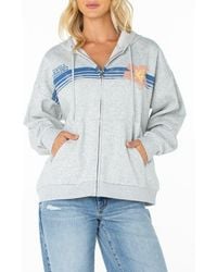 Roxy - Sundown Zip Graphic Hoodie - Lyst