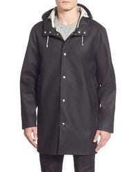 Stutterheim - Stockholm Long Sleeve Hooded Raincoat - Lyst