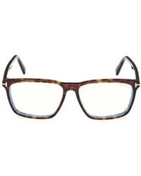 Tom Ford - 56Mm Square Light Blocking Glasses - Lyst