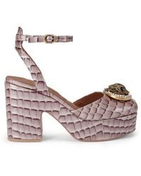 Kurt Geiger - Chelsea Ankle Strap Platform Pump - Lyst